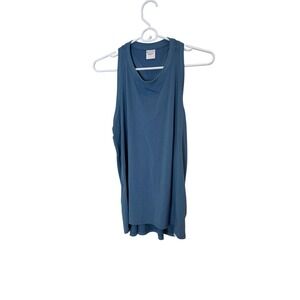 Athleta Tank Top Womens Medium Blue Lightweight Racerback Activewear Workout‎